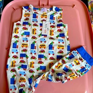 Pete + Lucy Boys sleeveless Romper